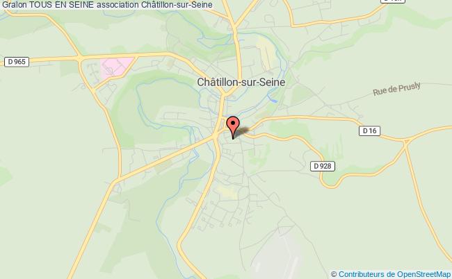 plan association Tous En Seine Châtillon-sur-Seine