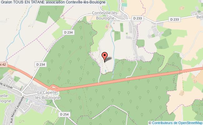 plan association Tous En Tatane Conteville-lès-Boulogne