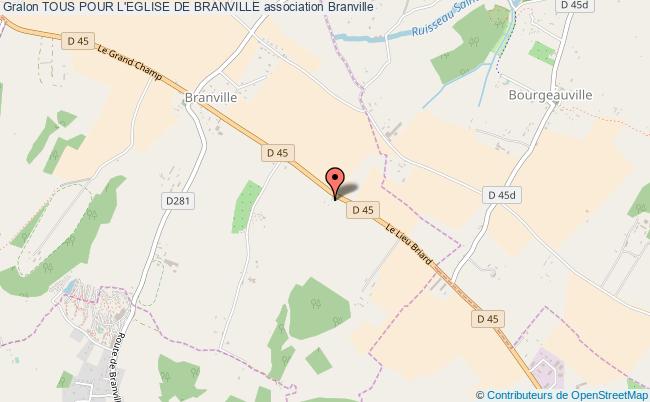 plan association Tous Pour L'eglise De Branville Branville