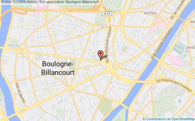 plan association Toushumain (th) Boulogne-Billancourt