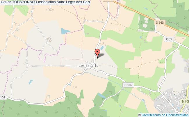 plan association Tousponsor Saint-Léger-des-Bois