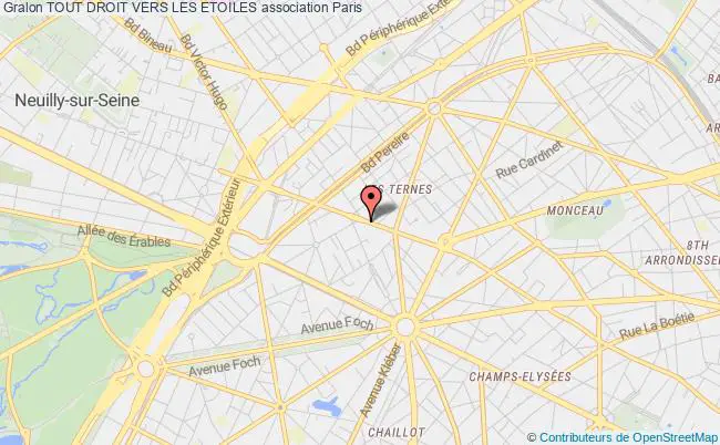 plan association Tout Droit Vers Les Etoiles Paris