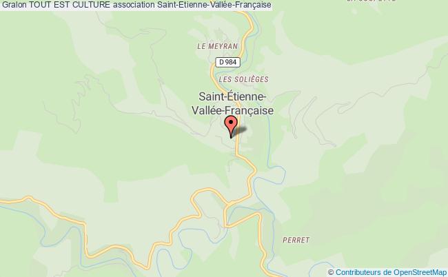 plan association Tout Est Culture Saint-Étienne-Vallée-Française