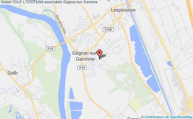 plan association Tout L'touteam Gagnac-sur-Garonne