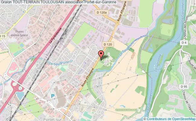 plan association Tout-terrain Toulousain Portet-sur-Garonne