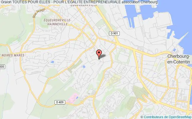 plan association Toutes Pour Elles - Pour L'egalite Entrepreneuriale Cherbourg-en-Cotentin