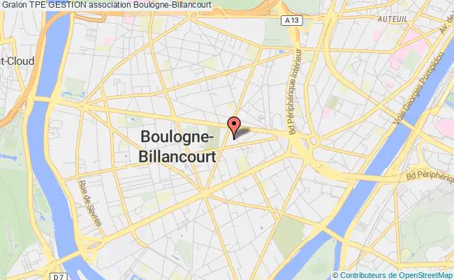 plan association Tpe Gestion Boulogne-Billancourt
