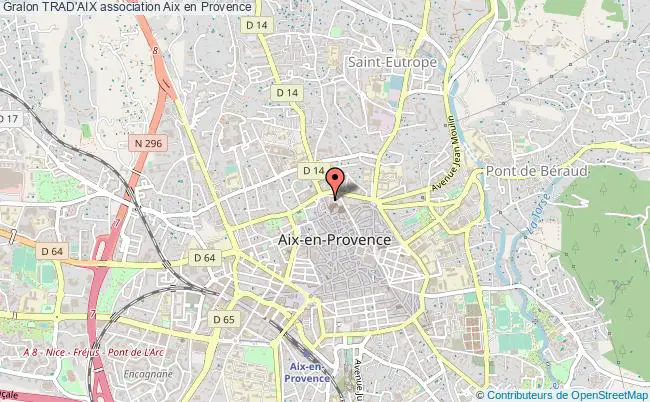 plan association Trad'aix Aix-en-Provence