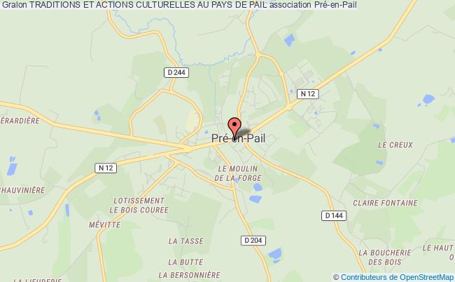 plan association Traditions Et Actions Culturelles Au Pays De Pail Pré-en-Pail-Saint-Samson