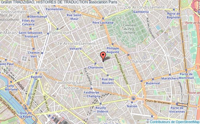 plan association Tradzibao, Histoires De Traduction Paris