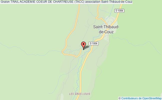 plan association Trail AcadÉmie Coeur De Chartreuse (tacc) Saint-Thibaud-de-Couz