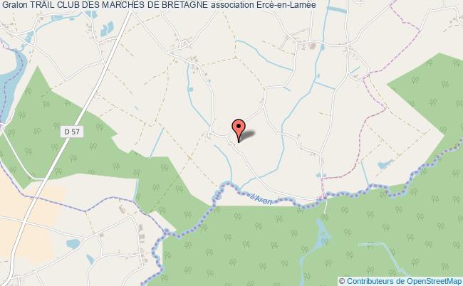 plan association Trail Club Des Marches De Bretagne Ercé-en-Lamée