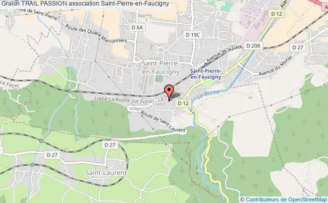 plan association Trail Passion Saint-Pierre-en-Faucigny