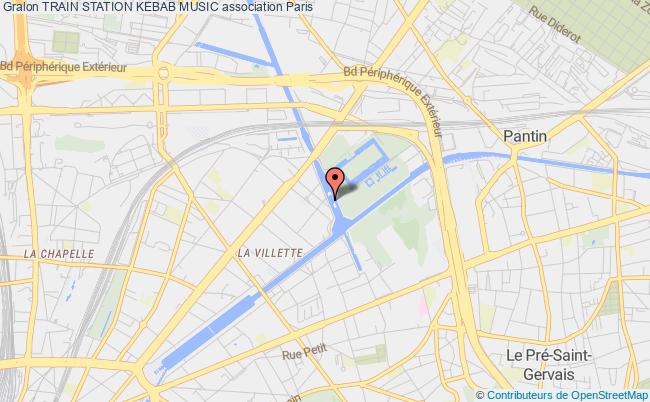 plan association Train Station Kebab Music Paris