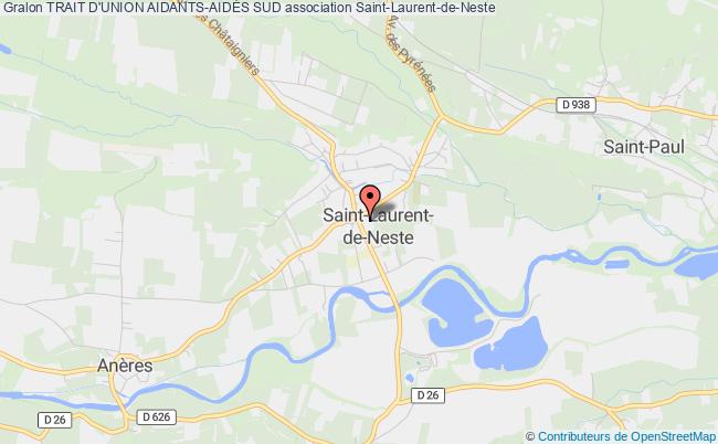 plan association Trait D'union Aidants-aidÉs Sud Saint-Laurent-de-Neste