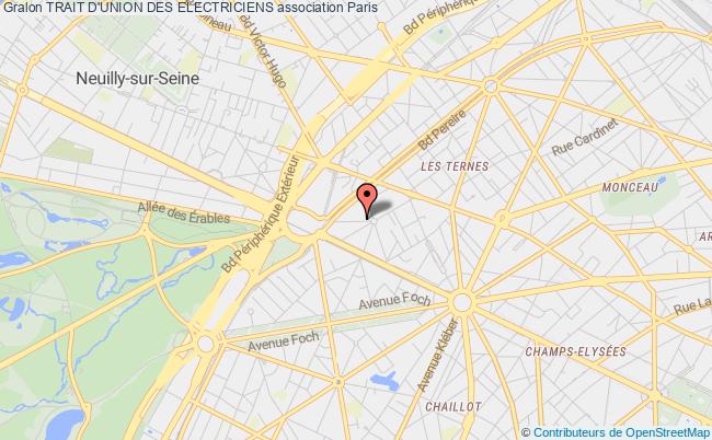 plan association Trait D'union Des Electriciens Paris