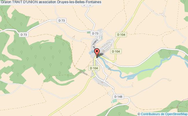 plan association Trait D'union Druyes-les-Belles-Fontaines