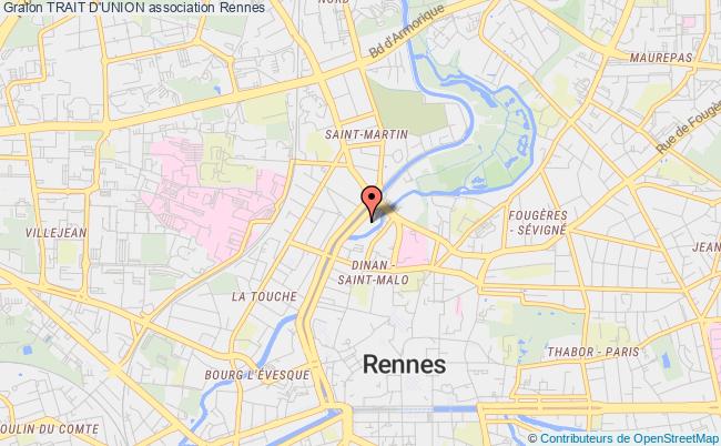 plan association Trait D'union Rennes
