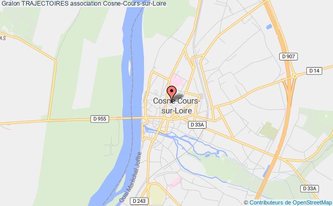 plan association Trajectoires Cosne-Cours-sur-Loire
