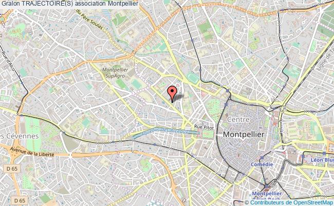 plan association Trajectoire(s) Montpellier