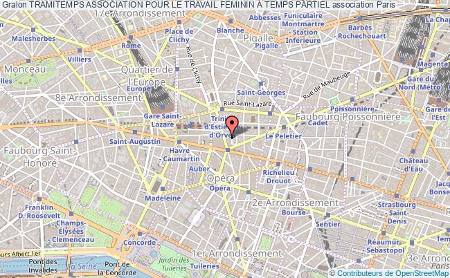 plan association Tramitemps Association Pour Le Travail Feminin À Temps Partiel Paris 9e