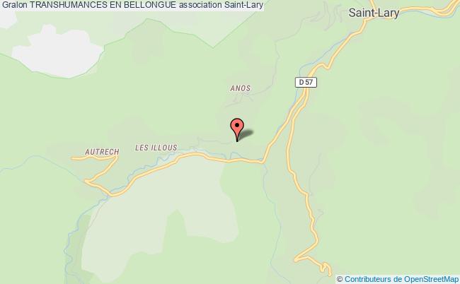 plan association Transhumances En Bellongue Saint-Lary