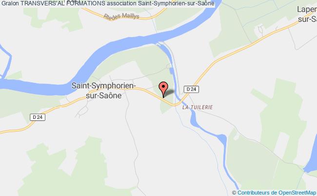 plan association Transvers'al Formations Saint-Symphorien-sur-Saône