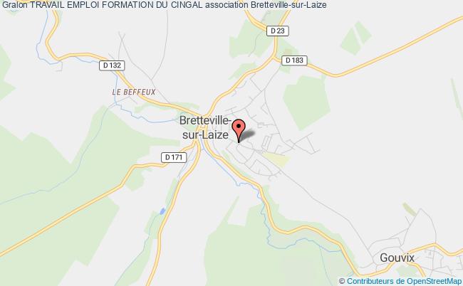 plan association Travail Emploi Formation Du Cingal Bretteville-sur-Laize