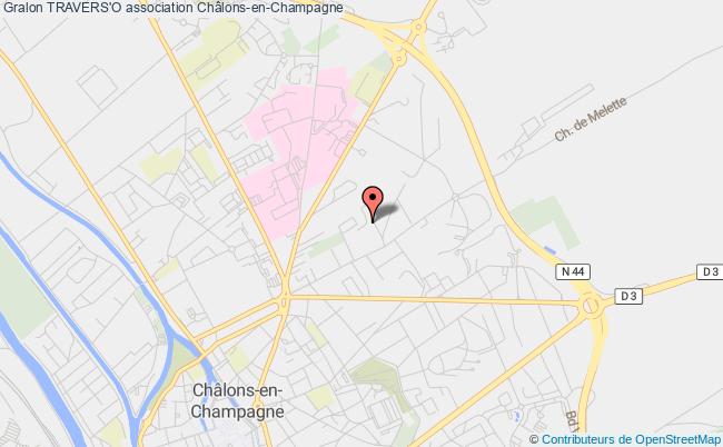 plan association Travers'o Châlons-en-Champagne