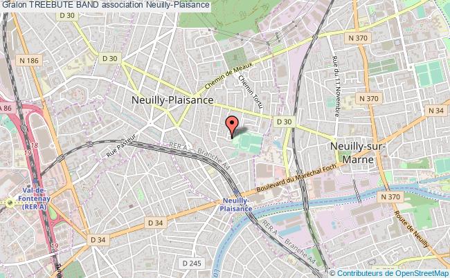 plan association Treebute Band Neuilly-Plaisance