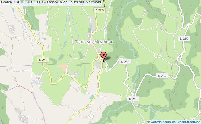plan association Tremouss'tours Tours-sur-Meymont