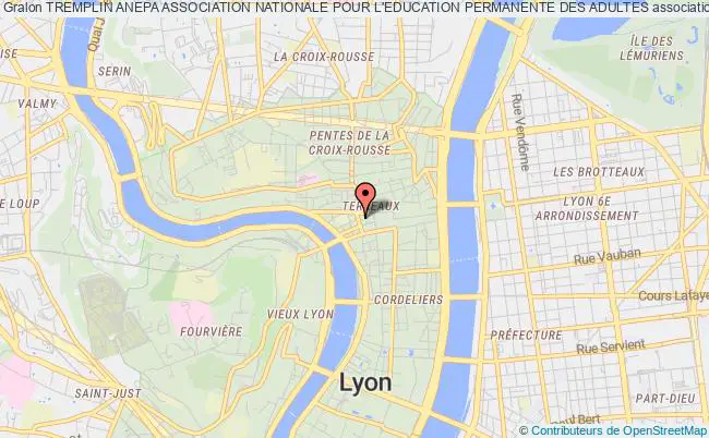 plan association Tremplin Anepa Association Nationale Pour L'education Permanente Des Adultes Lyon
