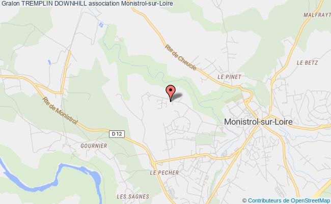 plan association Tremplin Downhill Monistrol-sur-Loire
