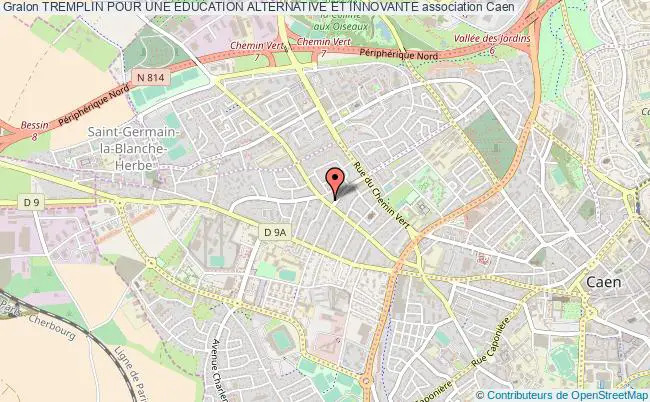 plan association Tremplin Pour Une Education Alternative Et Innovante Caen