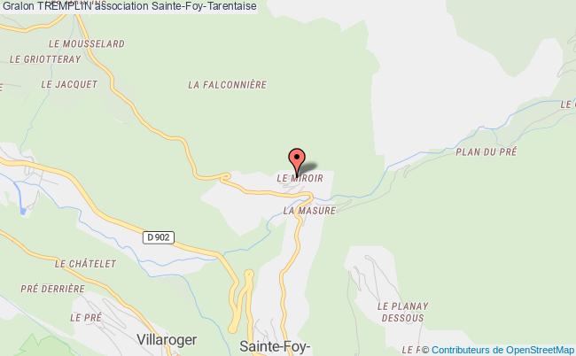 plan association Tremplin Sainte-Foy-Tarentaise