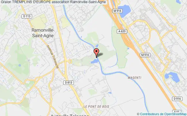 plan association Tremplins D'europe Ramonville-Saint-Agne