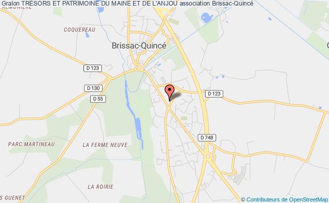 plan association TrÉsors Et Patrimoine Du Maine Et De L'anjou Brissac-Loire-Aubance