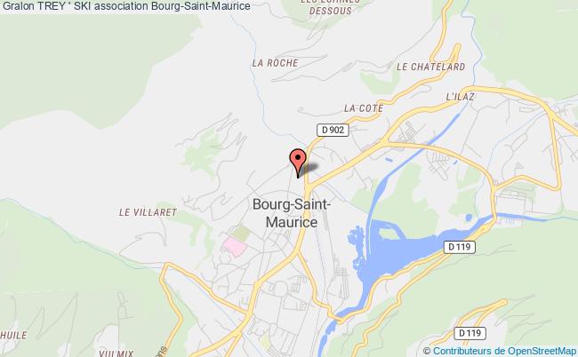 plan association Trey ' Ski Bourg-Saint-Maurice