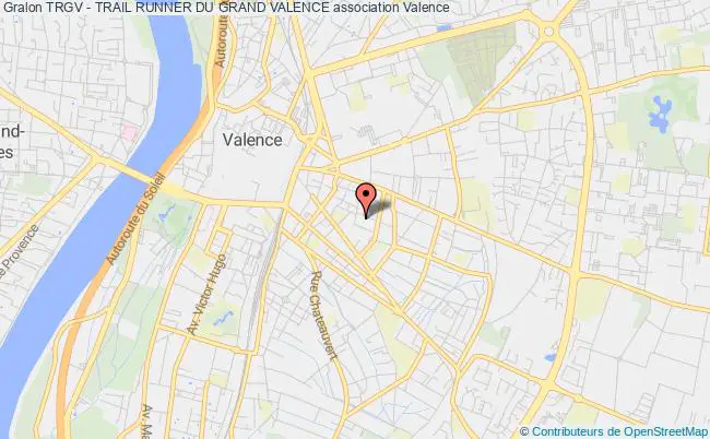 plan association Trgv - Trail Runner Du Grand Valence Valence