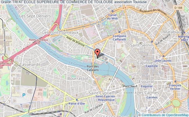 plan association Tri'at Ecole Superieure De Commerce De Toulouse Toulouse