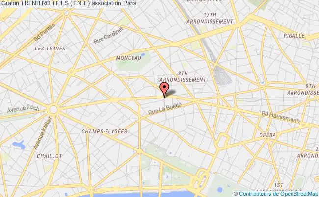 plan association Tri Nitro Tiles (t.n.t.) Paris