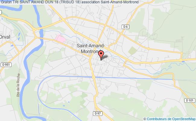 plan association Tri Saint Amand Dun 18 (trisud 18) Saint-Amand-Montrond