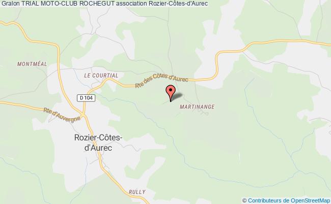 plan association Trial Moto-club Rochegut Rozier-Côtes-d'Aurec