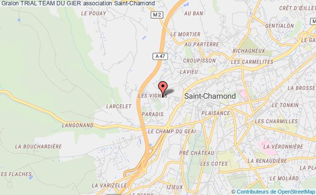 plan association Trial Team Du Gier Saint-Chamond