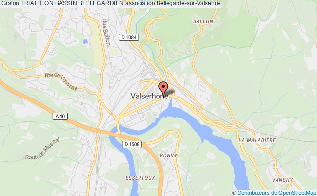 plan association Triathlon Bassin Bellegardien Bellegarde-sur-Valserine