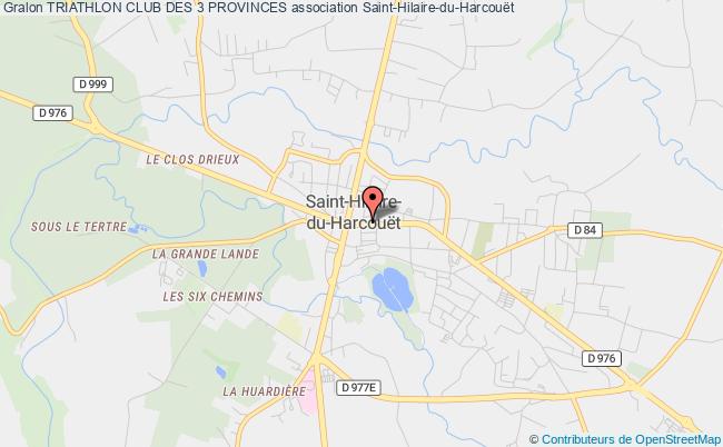 plan association Triathlon Club Des 3 Provinces Saint-Hilaire-du-Harcouët