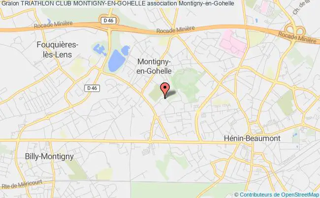 plan association Triathlon Club Montigny-en-gohelle Montigny-en-Gohelle