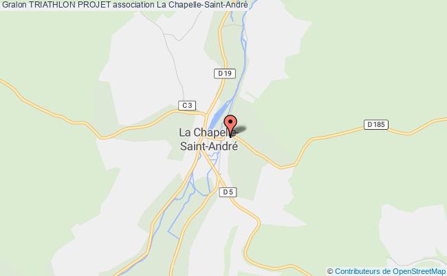 plan association Triathlon Projet La    Chapelle-Saint-André