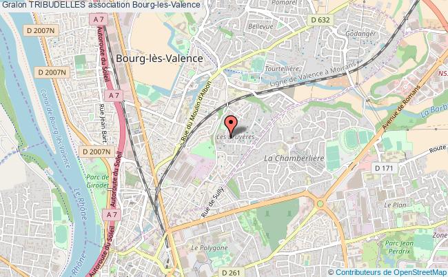 plan association Tribudelles Bourg-lès-Valence
