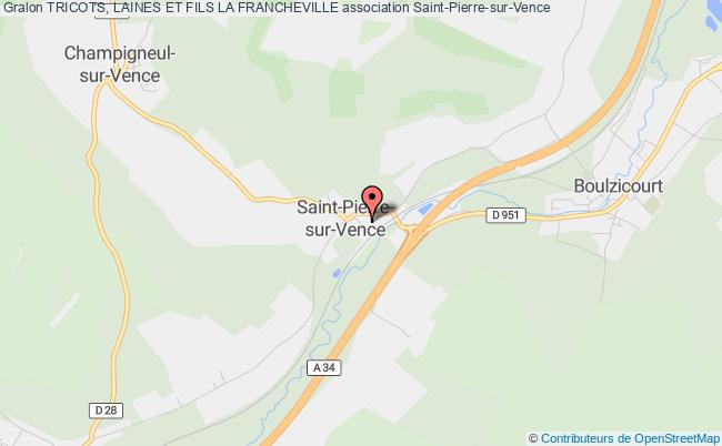 plan association Tricots, Laines Et Fils La Francheville Saint-Pierre-sur-Vence